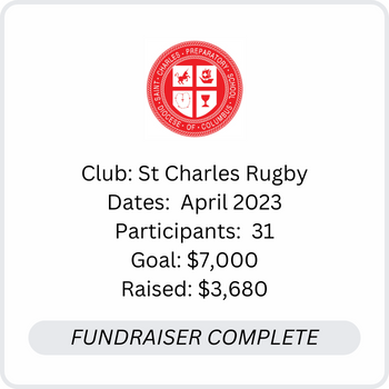 St. Charles Rugby Club, Fundraising Complete!